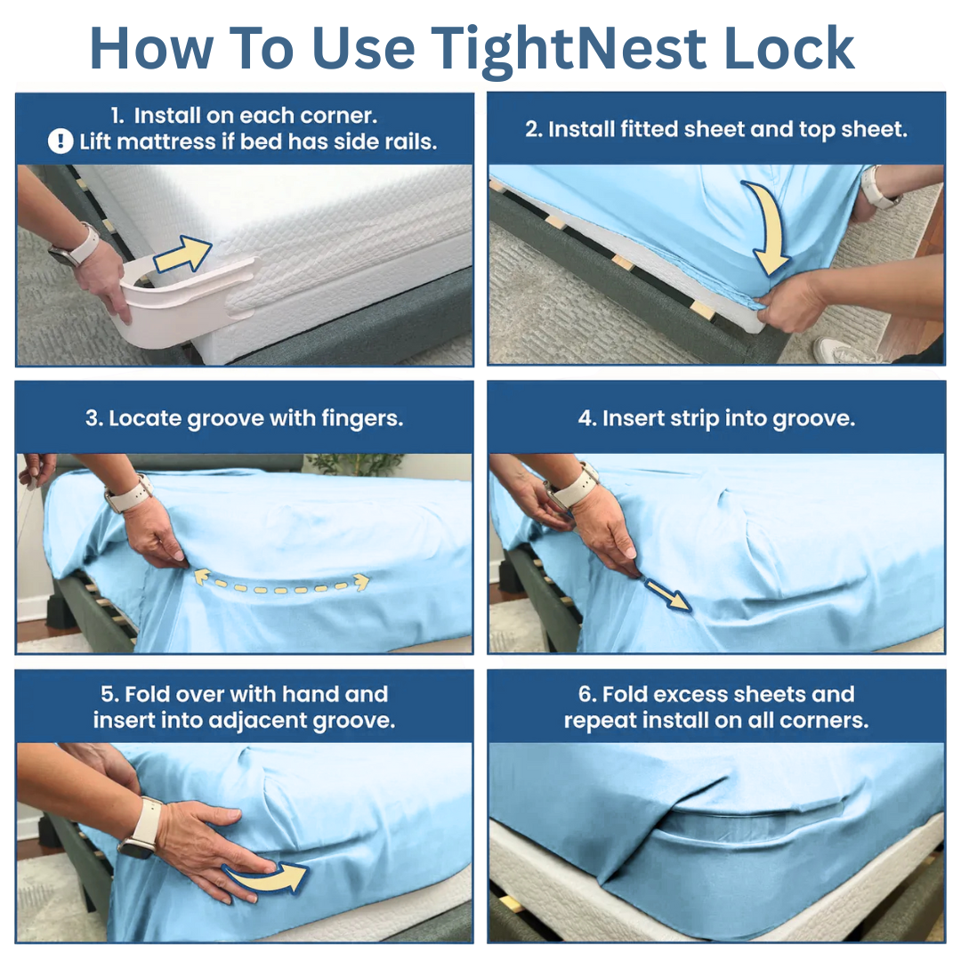 TightNest Bed Sheet Lock
